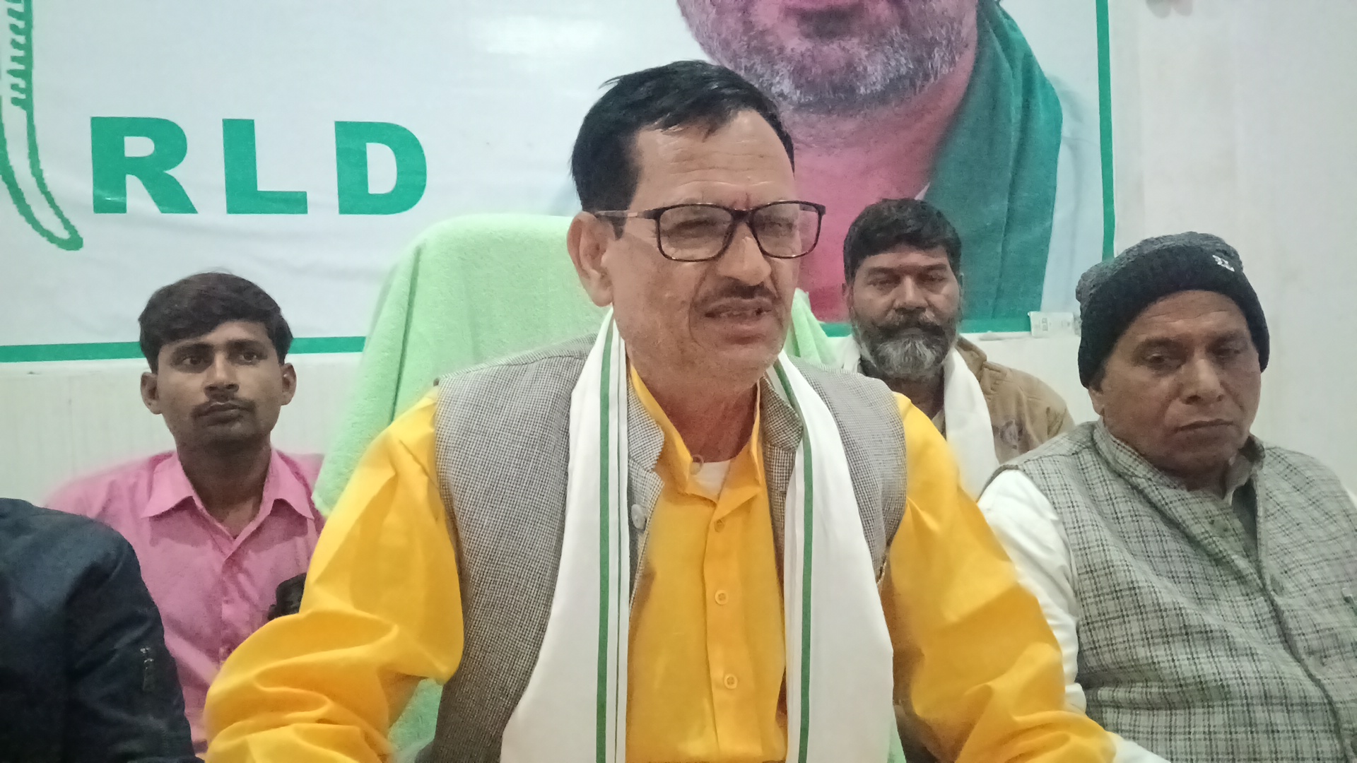 राष्ट्रीय लोक दल के प्रतिनिधि मंडल ने केंद्रों काकिया दौरा