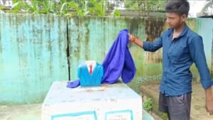 सोनभद्र में आंबेडकर प्रतिमा क्षतिग्रस्त, मचा हड़कंप, सैकड़ों ग्रामीण मौके पर जुटे