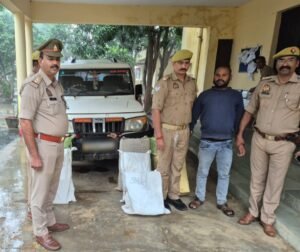 माची पुलिस ने पकड़ा अंतरराज्यीय शराब तस्कर, बोलेरो समेत 3.58 लाख की शराब बरामद